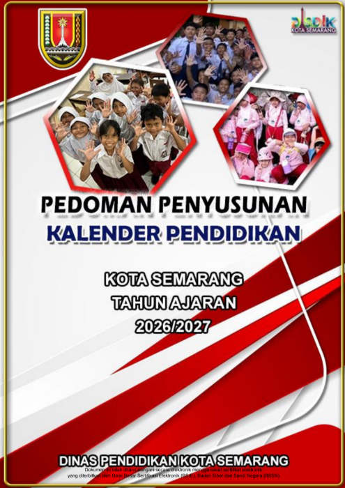 Kalender Pendidikan Dinas Pendidikan Kota Semarang Tahun Ajaran 2026/2027